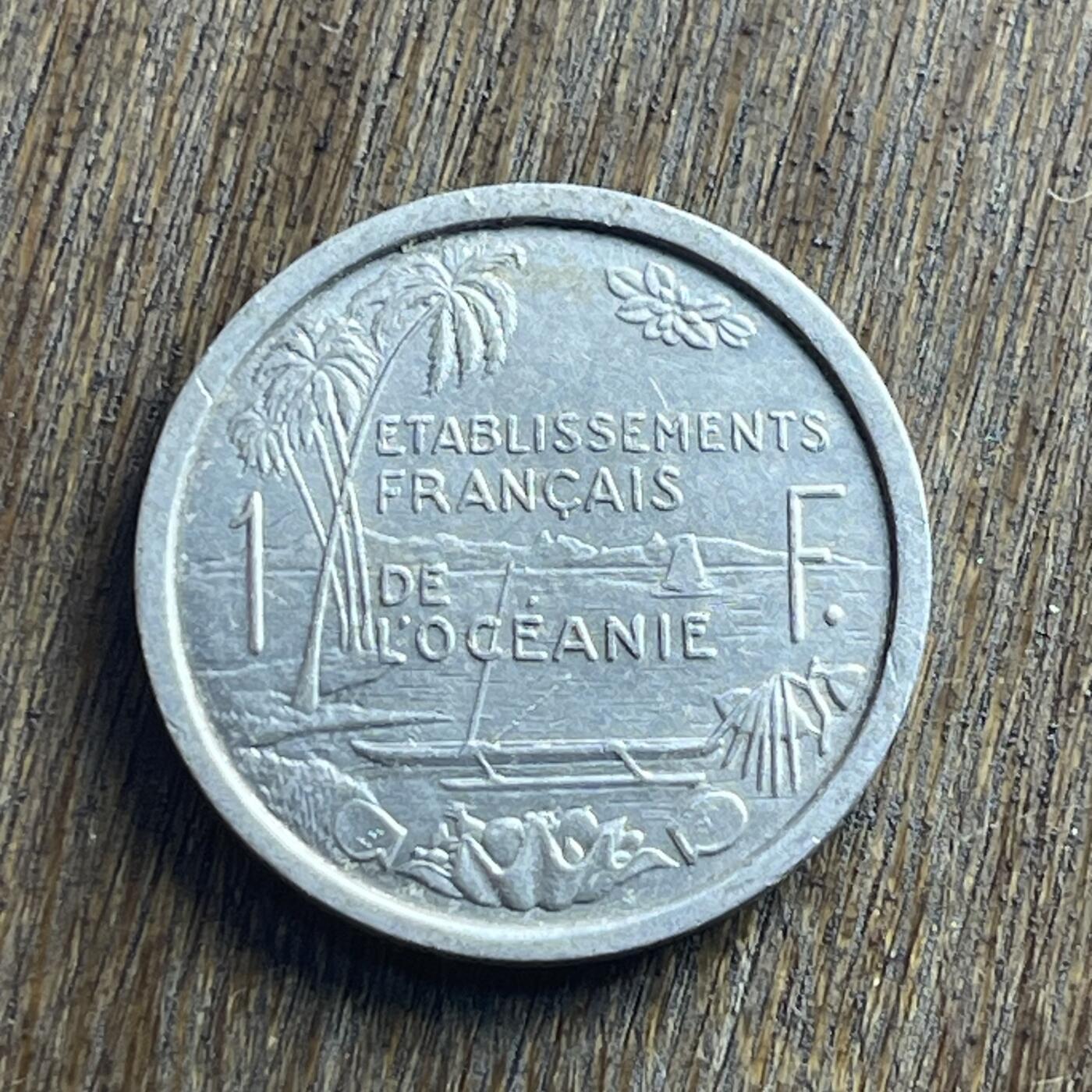 【本场4.12号发货】★第145加场★精品硬币 套币专场 不寄存，200包邮。不满200元，支付5元运费。《接受代拍 代送NGC评级》 33【无寄存】1949 法属大洋洲 1法郎 铝币