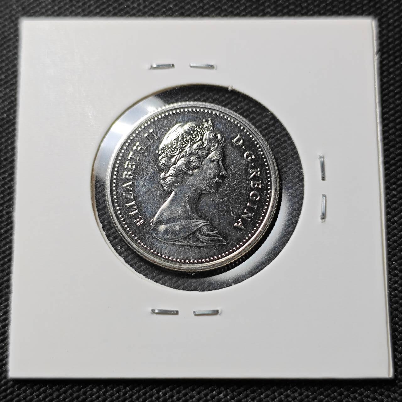 KK钱币收藏小铺  第390期  2月预留时间 周末发货  1985加拿大25分精制币