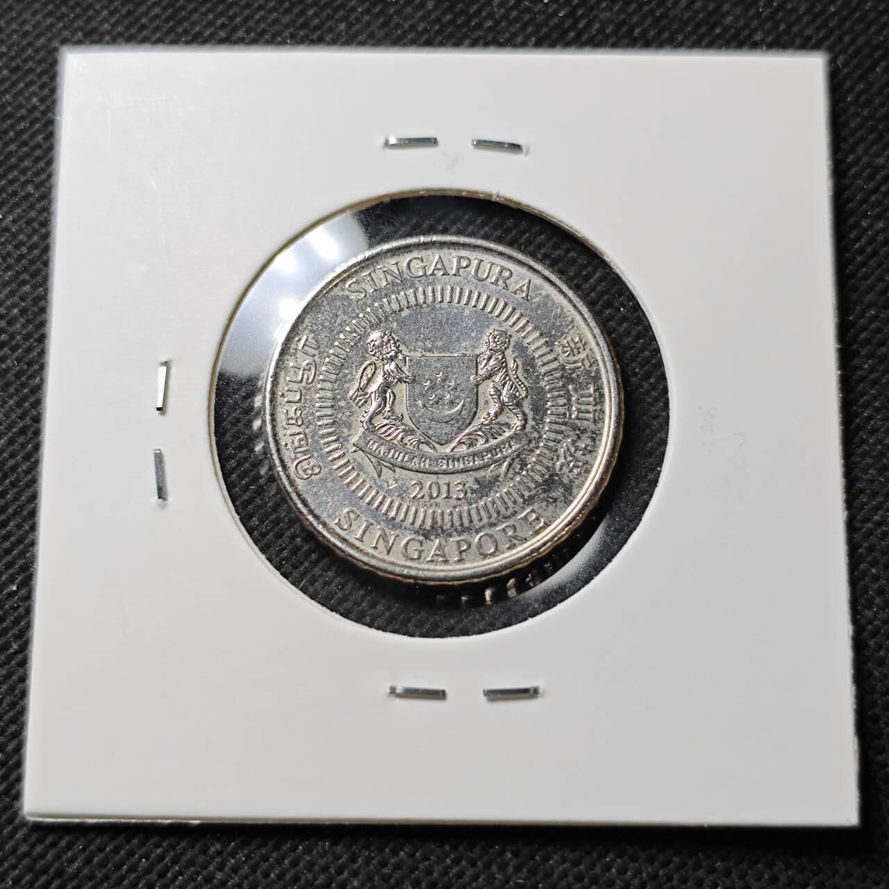 KK钱币收藏小铺  第389期  2月预留时间 周末发货  新加坡5分