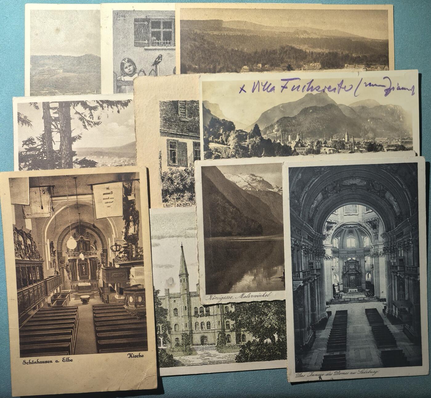 盛世勋华——号角文化勋章邮票专场拍卖第302期 德国（1939）1940年代实寄明信片 10张 全部贴有邮票