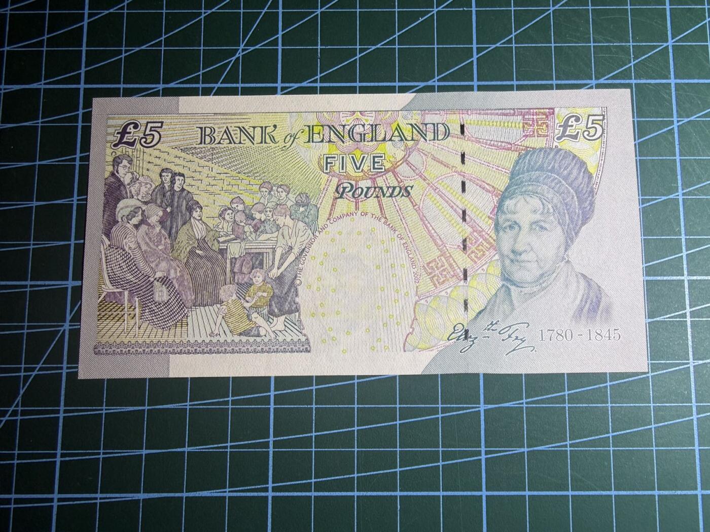 【炜奕收藏】，第五十八期，英属第三场 英国E序列5镑，UNC品相，伦敦奥运会加盖