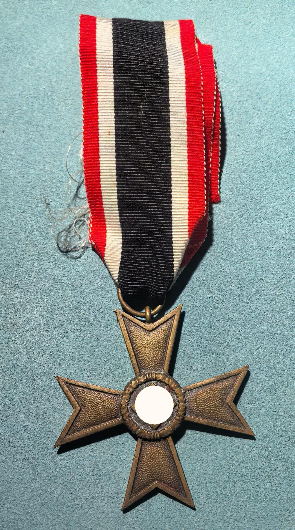 盛世勋华——号角文化勋章邮票专场拍卖第302期 德国（1939）二级无剑战功十字勋章 铜质