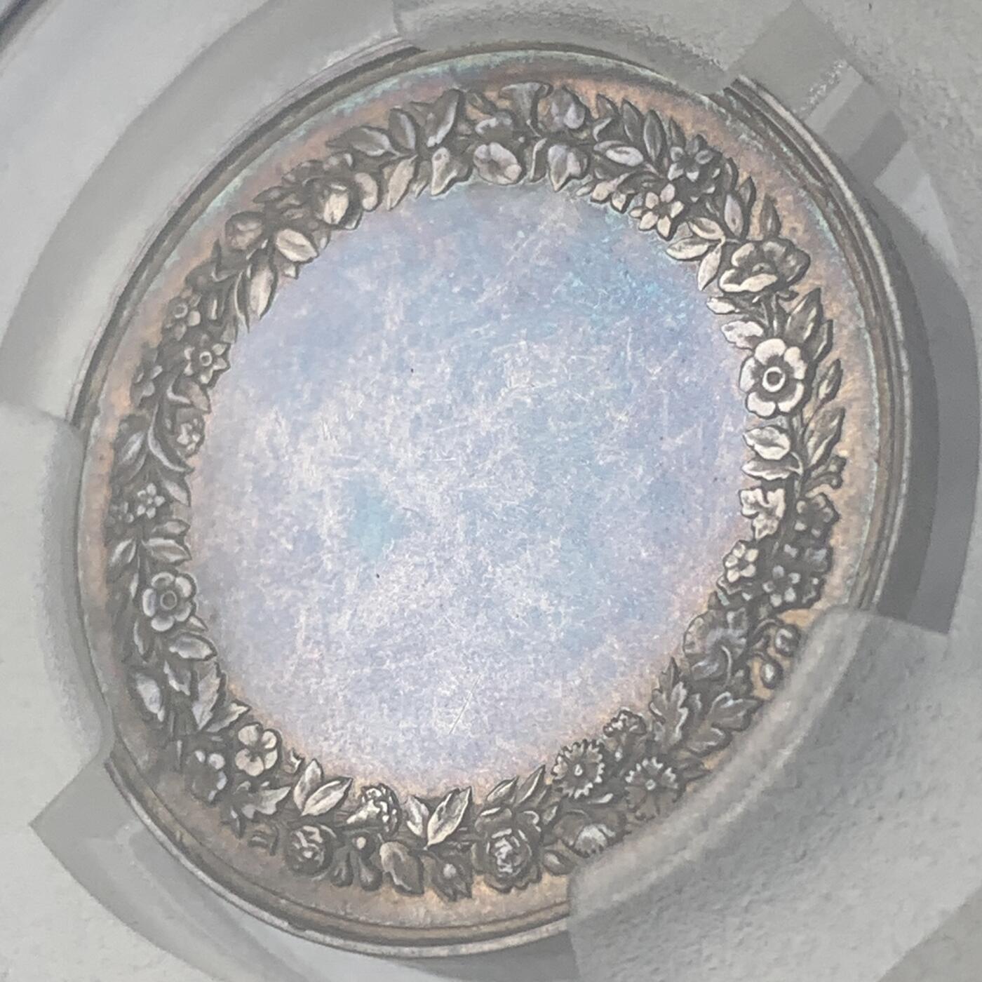 掌中浮雕-藏着的欧洲第051场 法国结婚银章，28mm