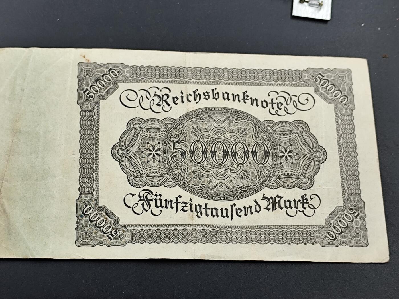 1月25日徽章钱币专场 德国1922年5万德国马克