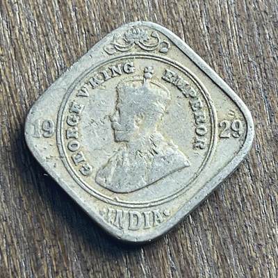 【本场4.12号发货】★第145加场★精品硬币 套币专场 不寄存，200包邮。不满200元，支付5元运费。《接受代拍 代送NGC评级》 - 28【无寄存】1929 英属乔五 2安娜 镍币