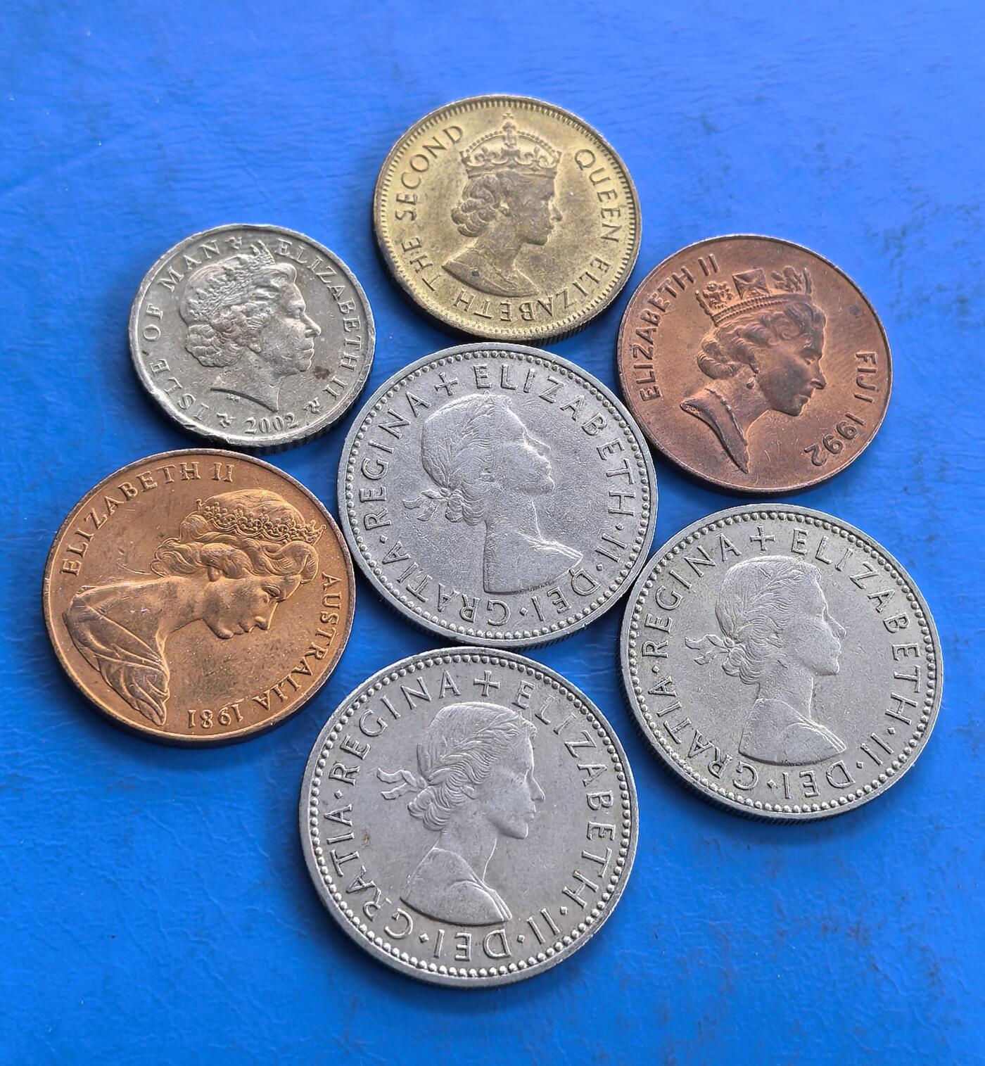 外国优质老铜币高银银币，周六九点倒数截拍，满百包邮，持续收拍 英国及英属岛国币