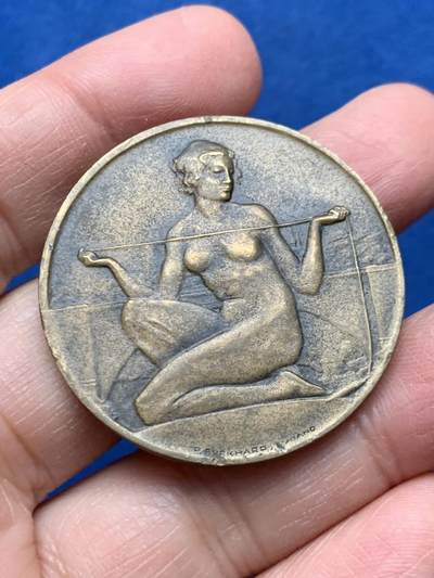 《竞宝斋》第462场 周日，周一，2场连拍 （全场包邮）欢迎送拍 - 瑞士伯尔尼洛林桥建成纪念章 由彼得·布尔哈德设计制作 27.4克 39.7mm