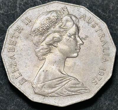 文馨钱币收藏 2026新年第五场（第 291 场）【长期接代拍品】 - 1975 年澳大利亚 50 分