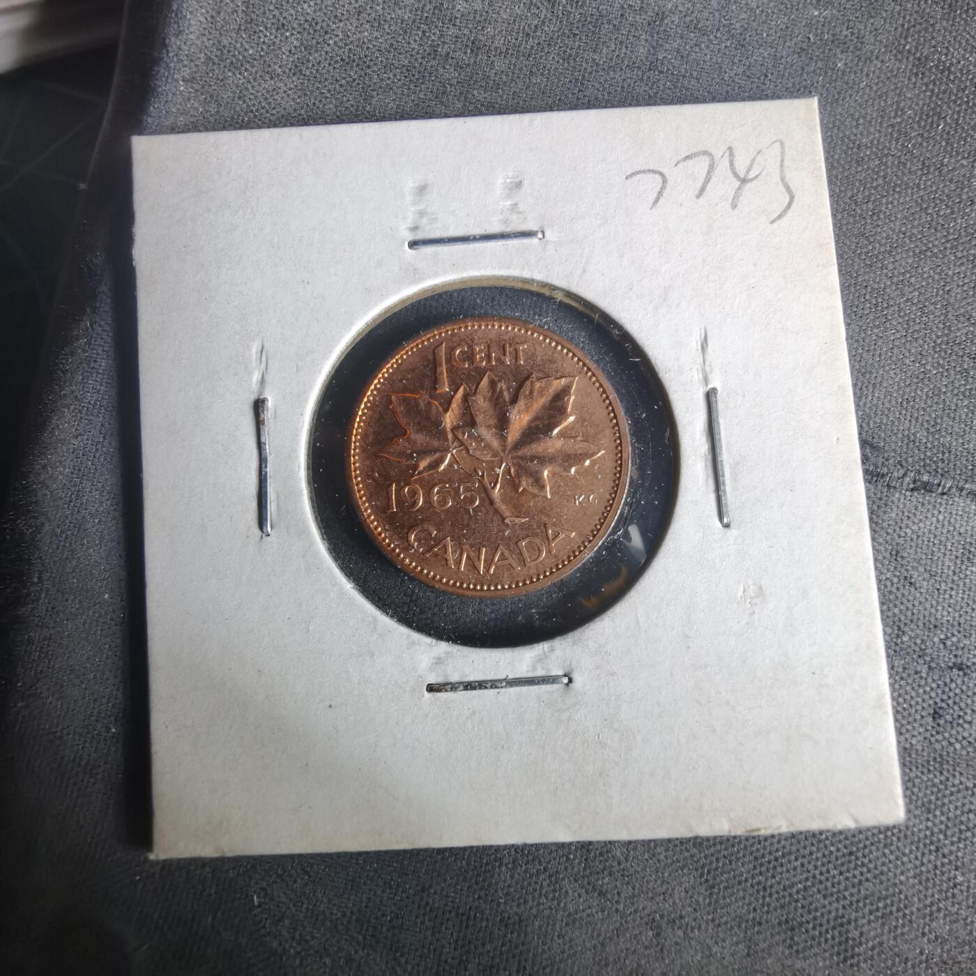 沼泽如烟--第977场 加拿大1965年一分