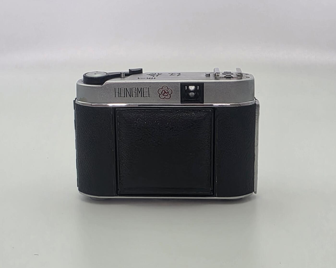 红梅HM-1折叠相机-时光的印记-相机的前世今生-另送海鸥相机小皮壳