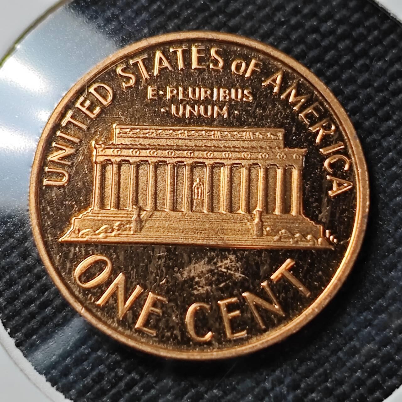 KK钱币收藏小铺  第390期  2月预留时间 周末发货  1987美国1分精制币