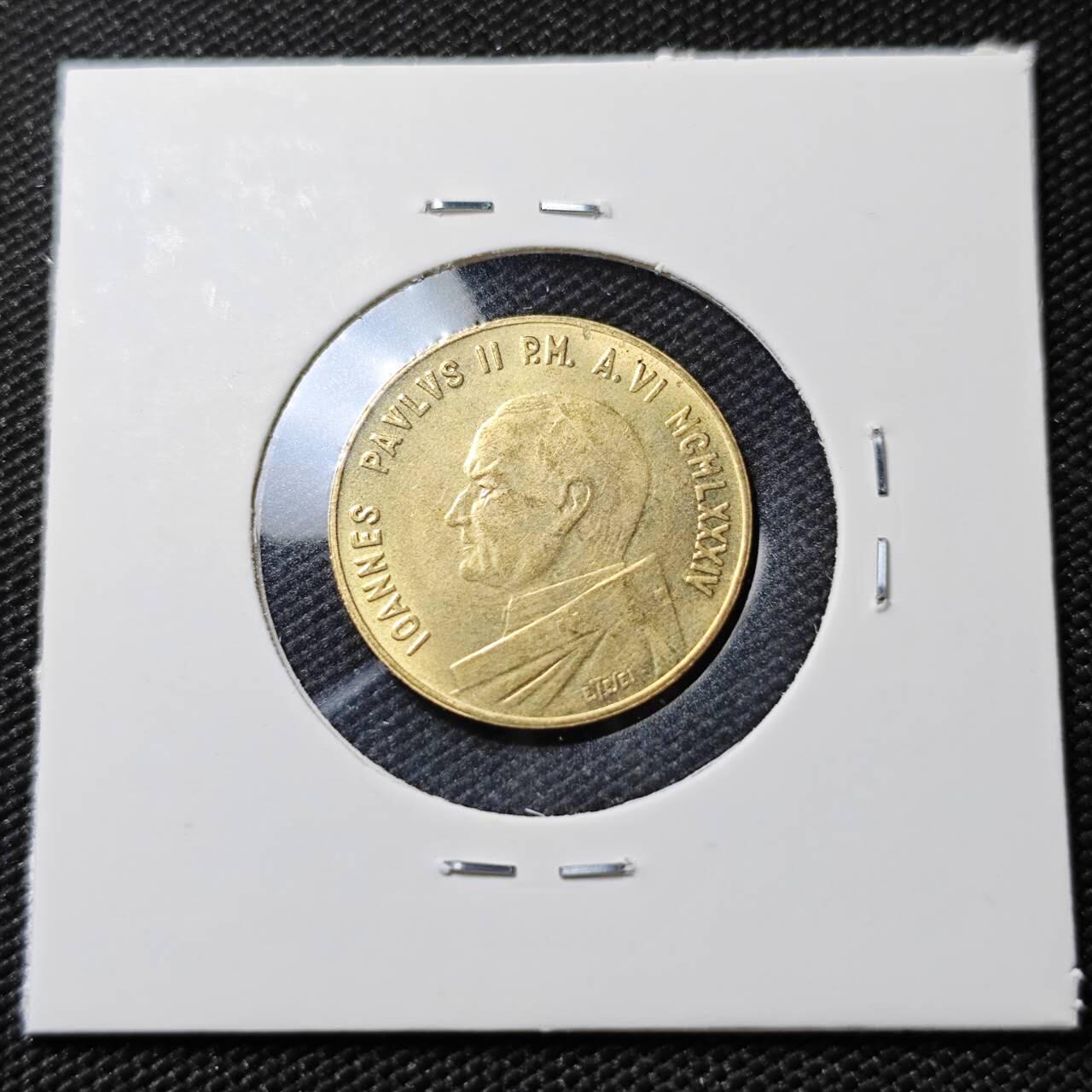 KK钱币收藏小铺  第390期  2月预留时间 周末发货  梵蒂冈20里拉