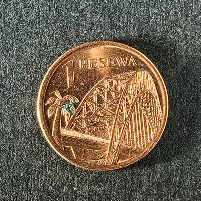 逸泉钱币2026第十五场世界钱币纪念币纸钞A883-1213A - 1212 加纳硬币1分