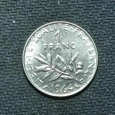 新2026B第六组世界各国精品钱币奖章纪念章花钱401-830 - 682法国1法郎