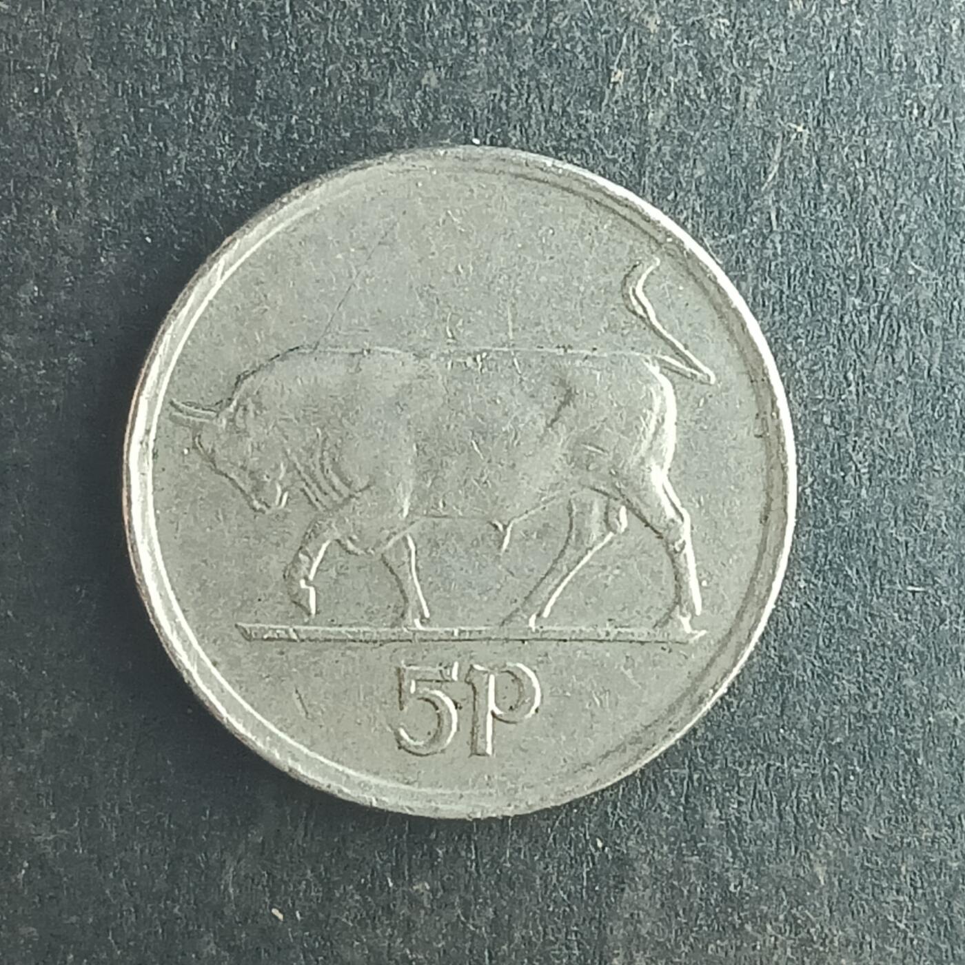 逸泉钱币2026第十五场世界钱币纪念币纸钞A883-1213A 1184 爱尔兰5便士公牛