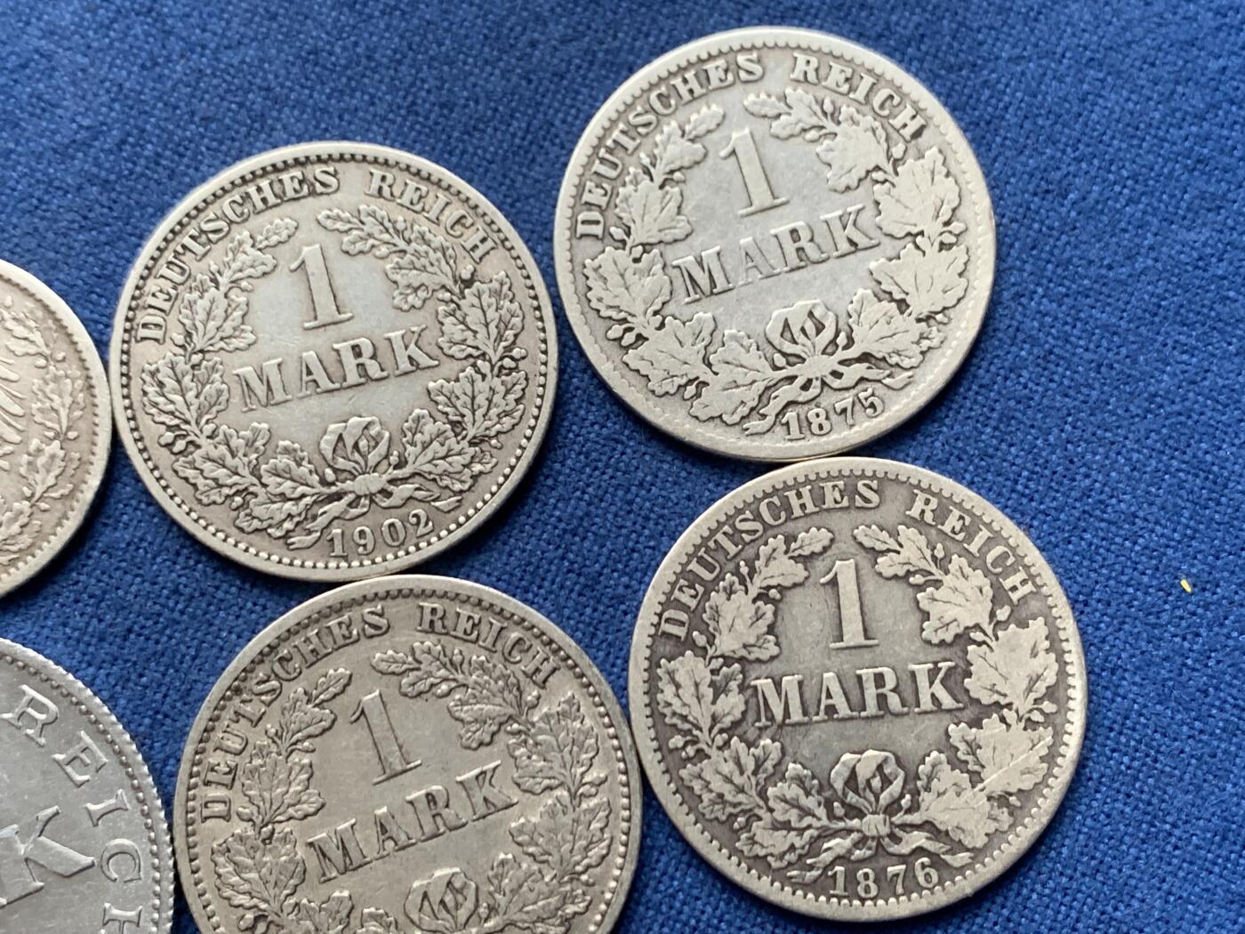 《竞宝斋》第462场 周日，周一，2场连拍 （全场包邮）欢迎送拍 六枚一组 银币5枚+铝币1枚 细节见图