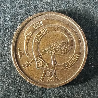 逸泉钱币2026第十五场世界钱币纪念币纸钞A883-1213A - 1207 爱尔兰半便士铜币