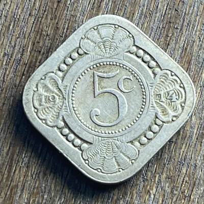 【本场4.12号发货】★第145加场★精品硬币 套币专场 不寄存，200包邮。不满200元，支付5元运费。《接受代拍 代送NGC评级》 - 35【无寄存】1914 荷兰 5分 镍币