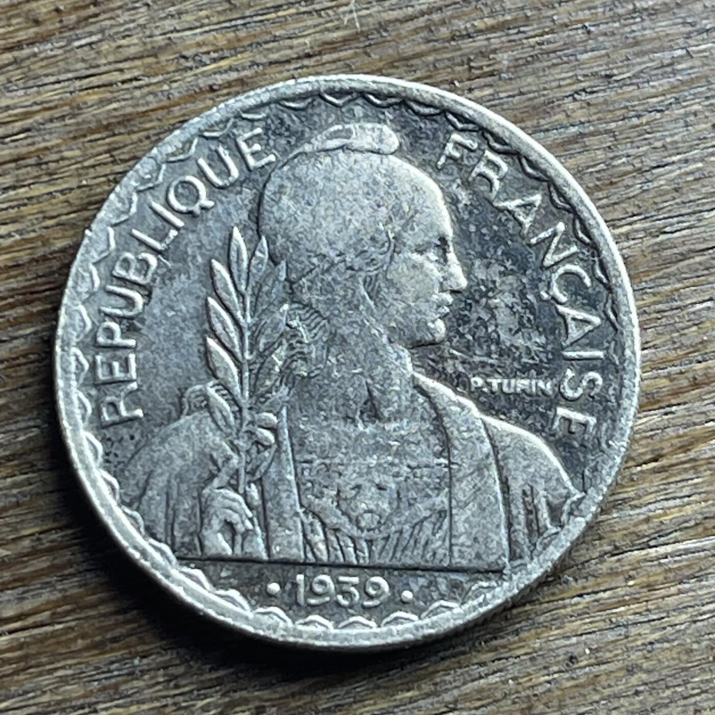 【本场4.12号发货】★第145加场★精品硬币 套币专场 不寄存，200包邮。不满200元，支付5元运费。《接受代拍 代送NGC评级》 67【无寄存】1939 法属印支 28分的镍币