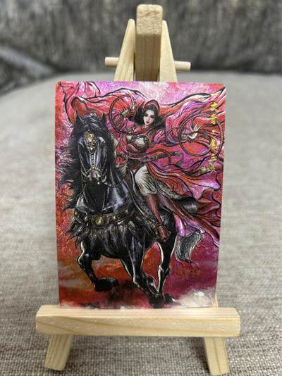 喜灰玩卡拍卖第四期，接代拍，免佣金帮卡友们拍卖，欢迎送拍，释放现金流，让自己有资金可以购买更多喜欢的卡牌，让别的卡友能淘到更多心仪的卡牌 - 卡德曼巾帼水浒 张建东老师绘限编117/388编 特卡扈三娘