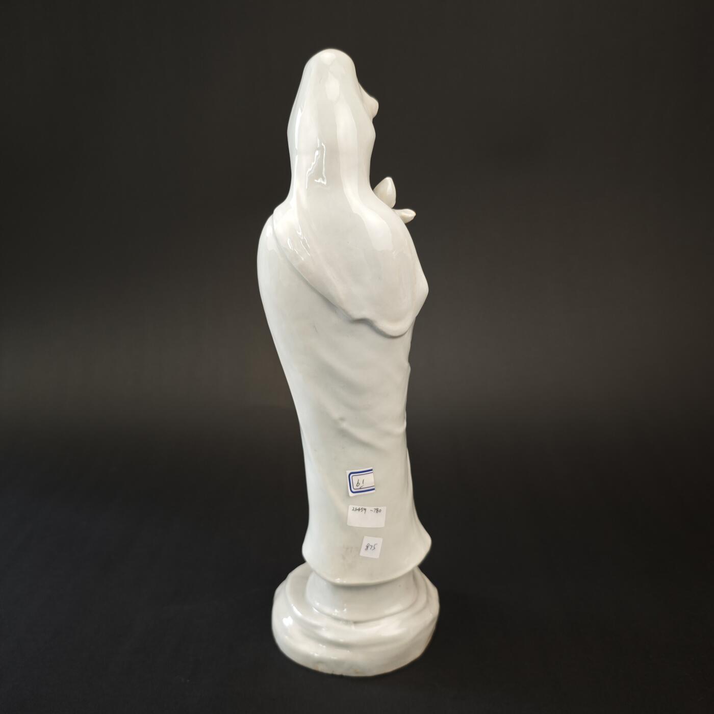 上海都达杂项专场九（全场包邮） 清 白釉观音1-115