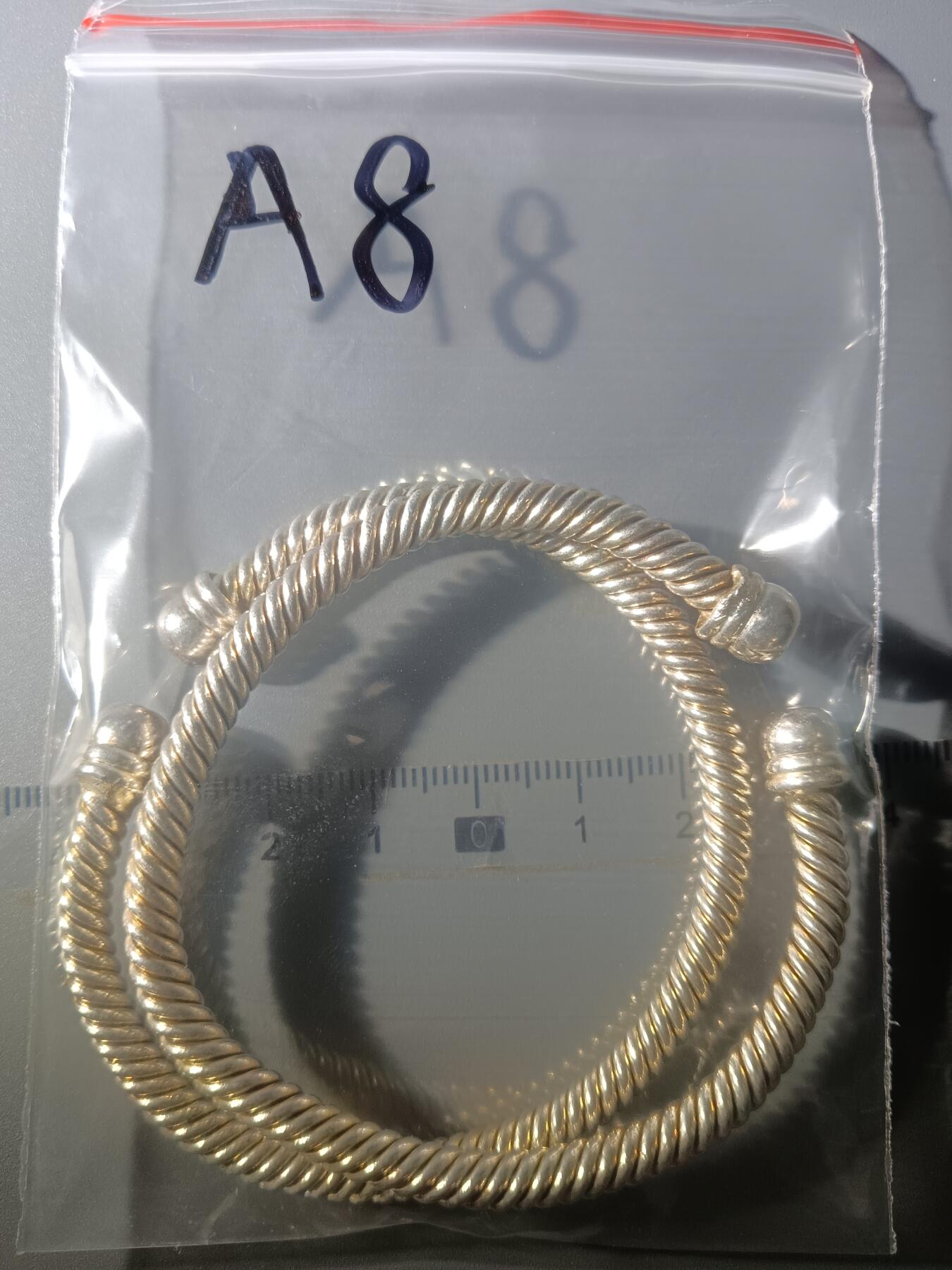 113期新疆红钱粟特钱币丝路钱币专场 A8回流手镯