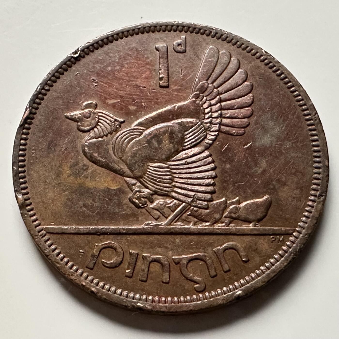 🌹外币初藏🌹🐯2026年第13场  每周二四六晚8️⃣点 接代拍 爱尔兰1965年一便士