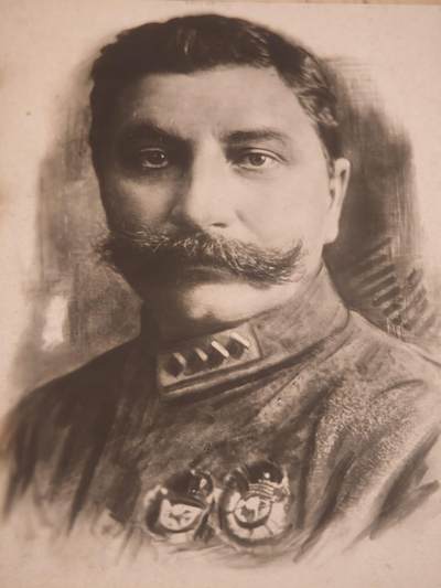 橙子收藏第二期 - 【苏俄传奇将领】布琼尼元帅1920年代内战时期肖像版画