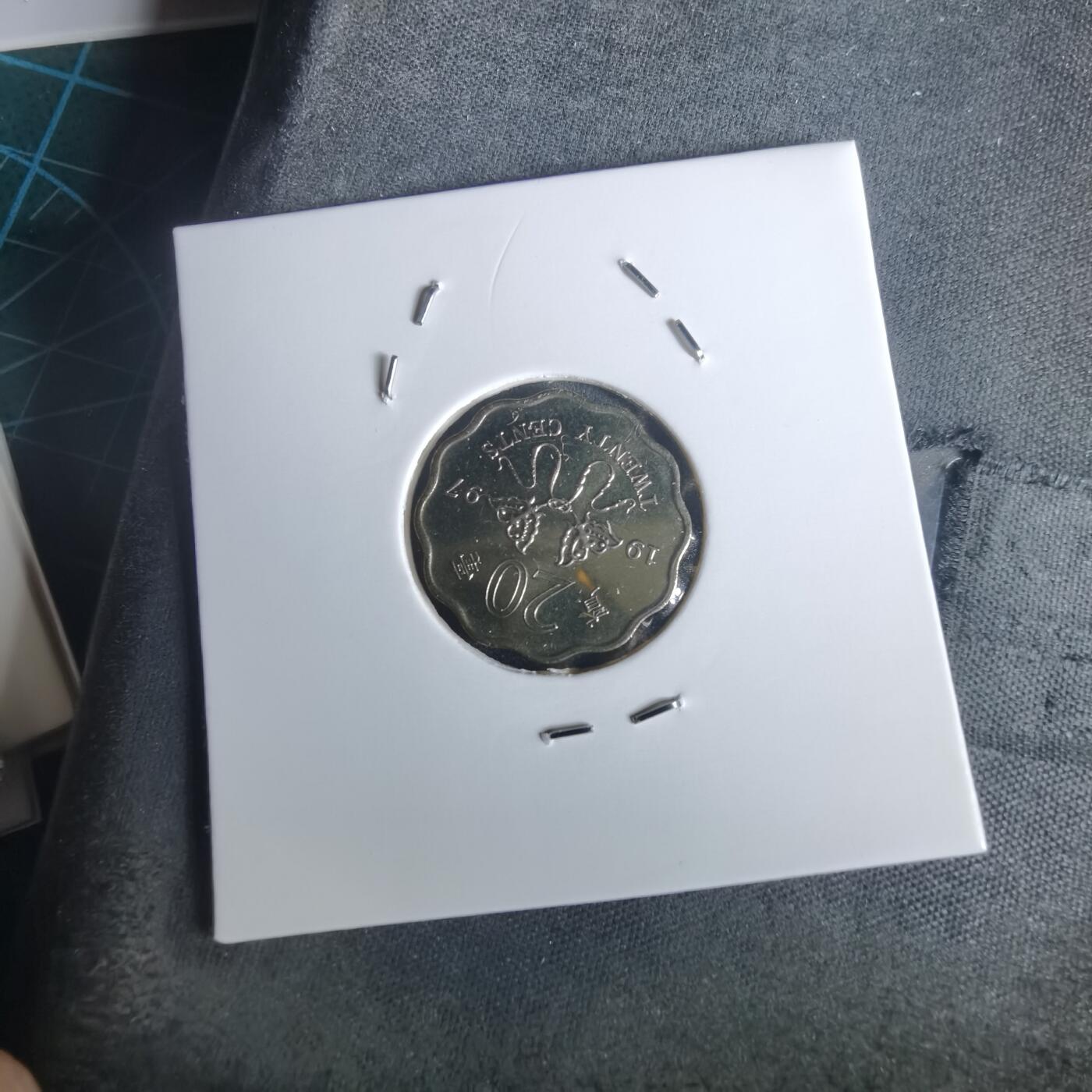 沼泽如烟--第977场 香港1997年二毫纪念币