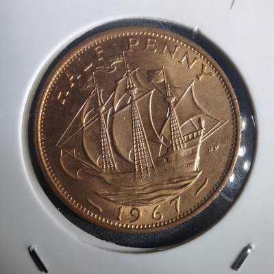 沼泽如烟--第976场 - 英国1967年半便士