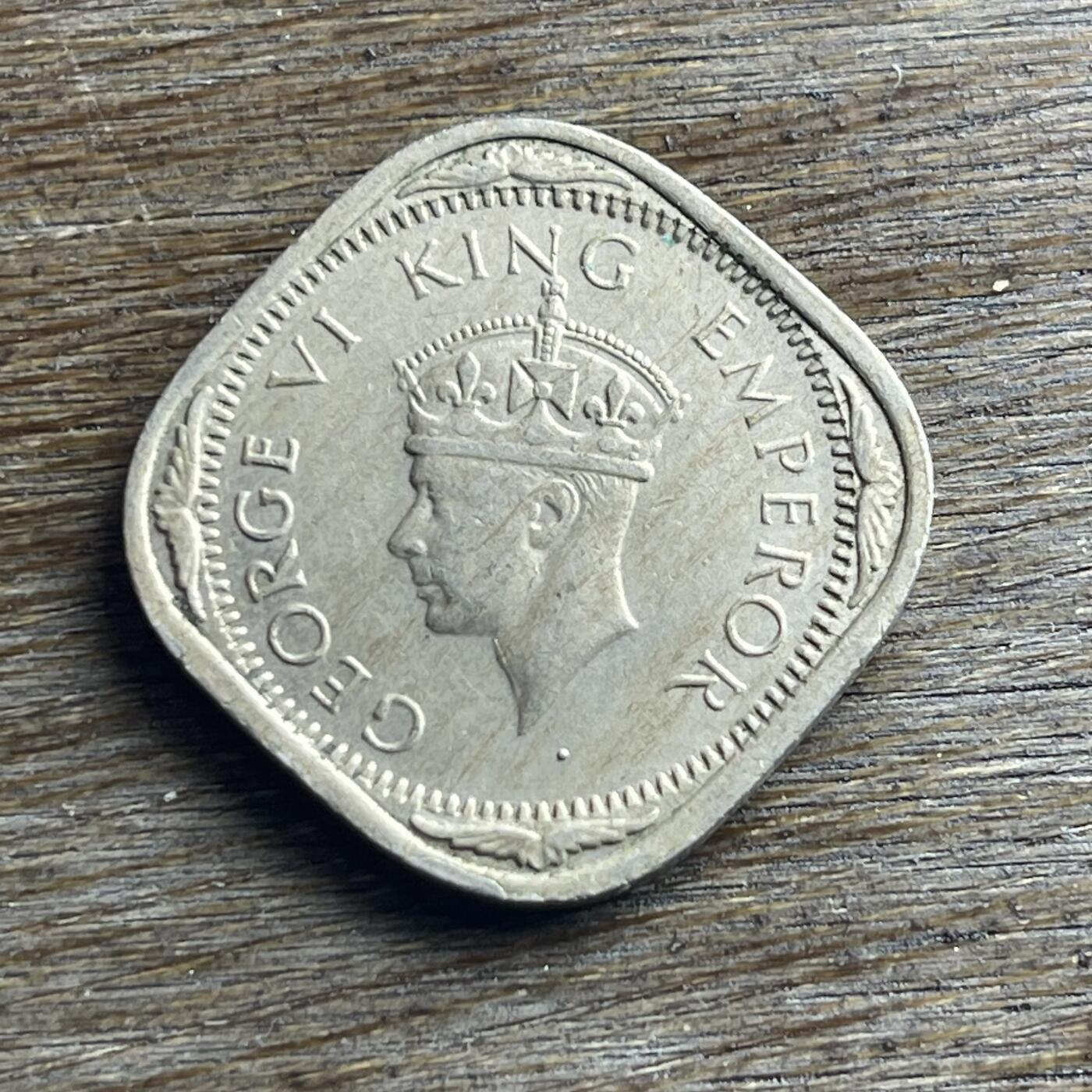 【本场4.12号发货】★第145加场★精品硬币 套币专场 不寄存，200包邮。不满200元，支付5元运费。《接受代拍 代送NGC评级》 100【无寄存】1940 英属印度 乔六 2安娜 镍币