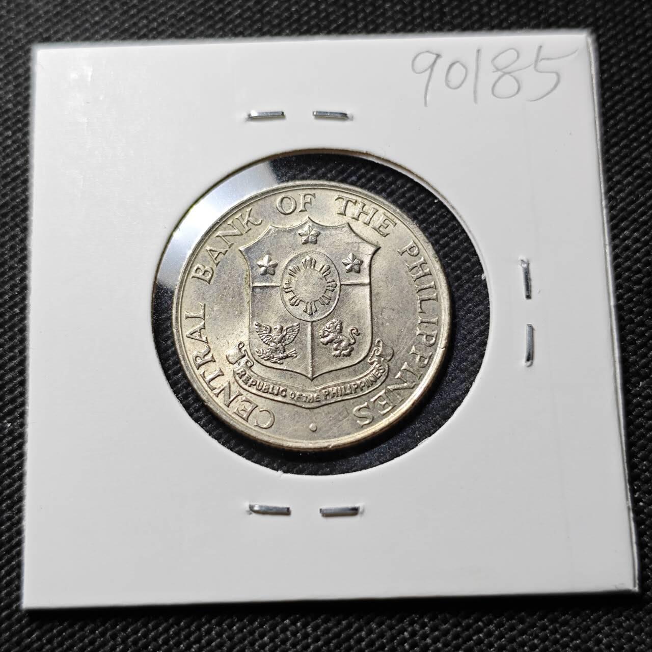 KK钱币收藏小铺  第390期  2月预留时间 周末发货  1964菲律宾打铁女神25分 好品