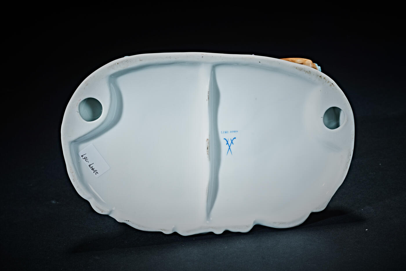 上海都达杂项专场九（全场包邮） 民国 欧洲Meissen（梅森） 粉彩人物雕塑摆件1-528