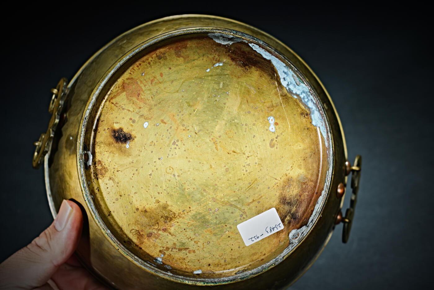 上海都达杂项专场九（全场包邮） 民国 铜刻花卉火锅暖炉1-398