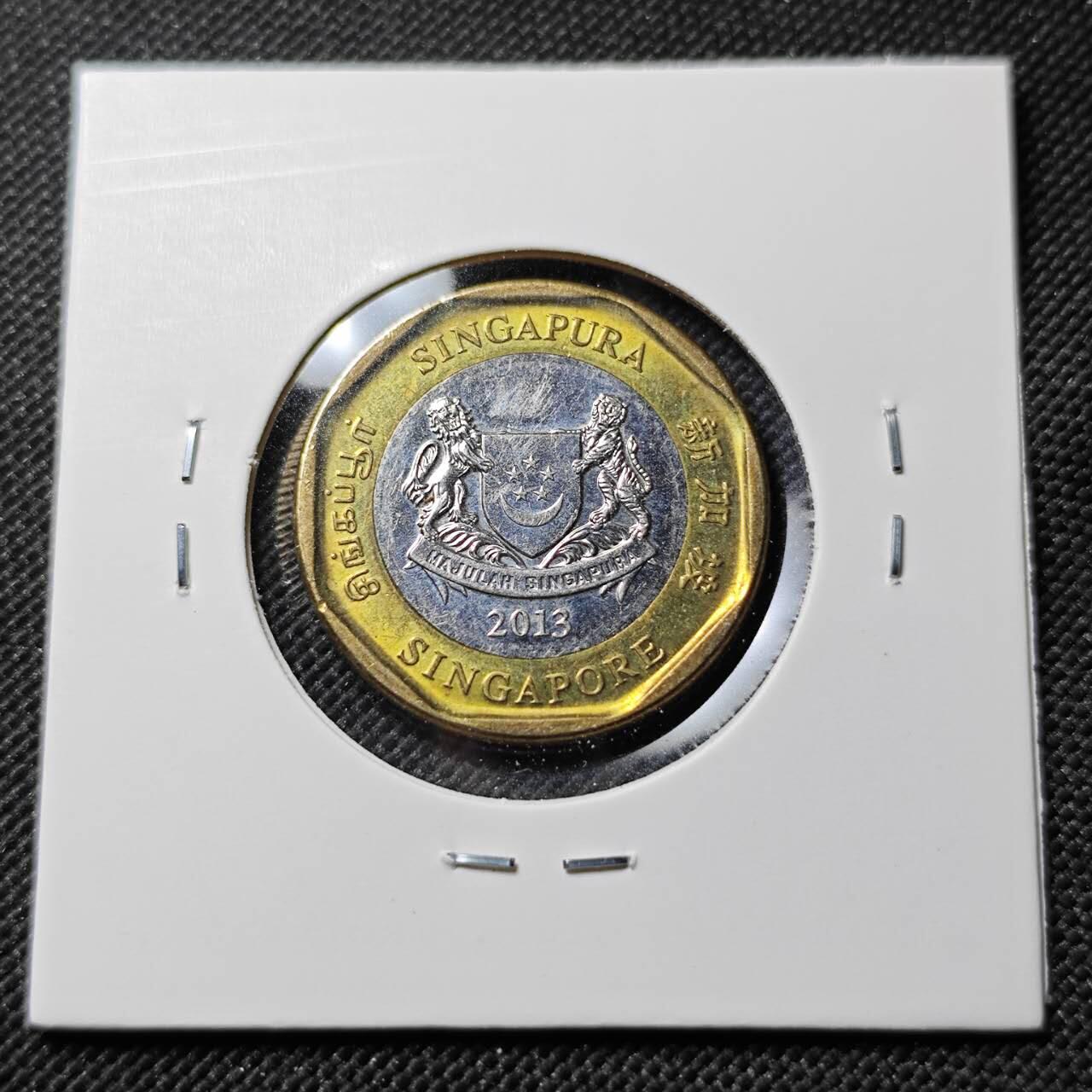 KK钱币收藏小铺  第390期  2月预留时间 周末发货  新加坡1元