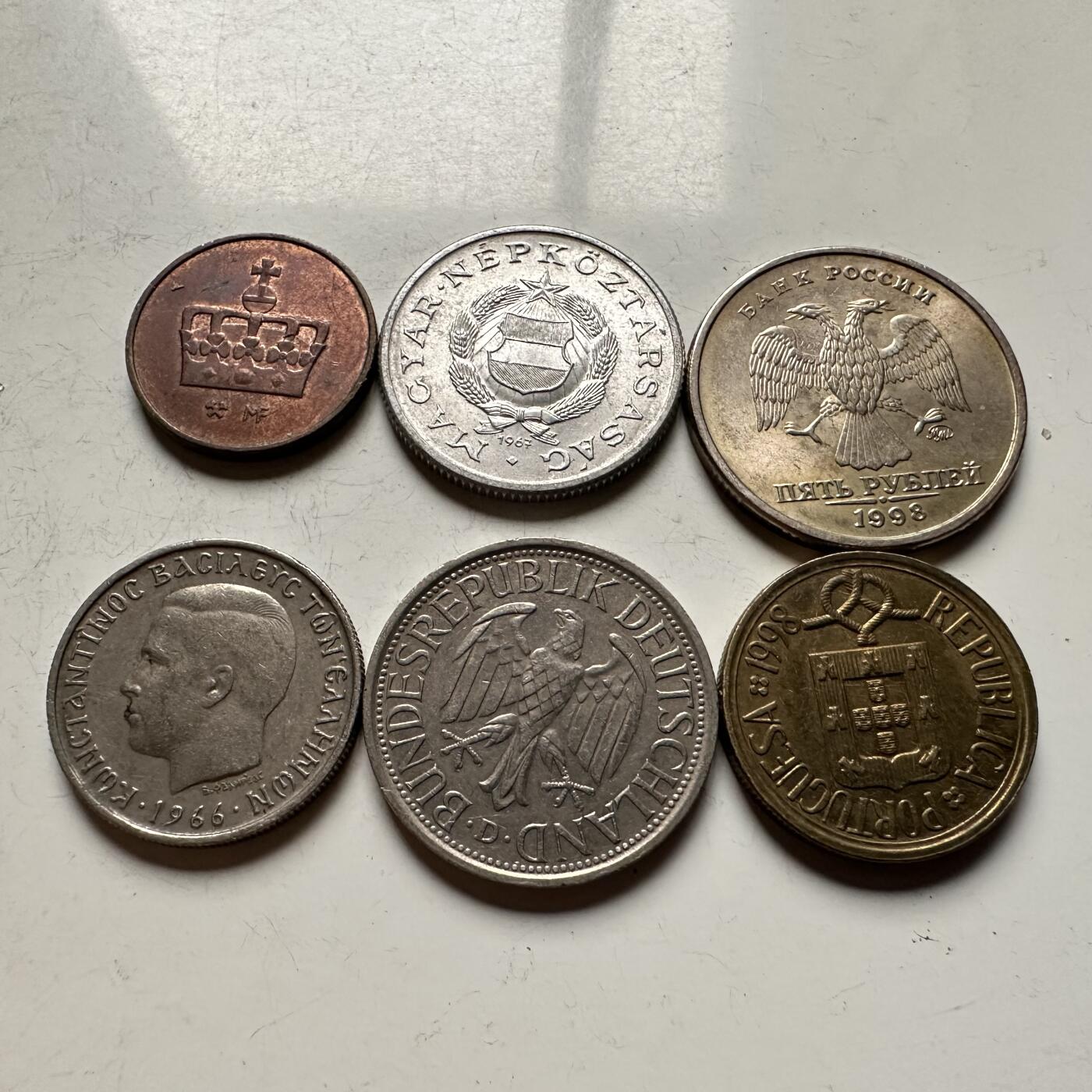 🌹外币初藏🌹🐯2026年第13场  每周二四六晚8️⃣点 接代拍 欧洲散币6枚