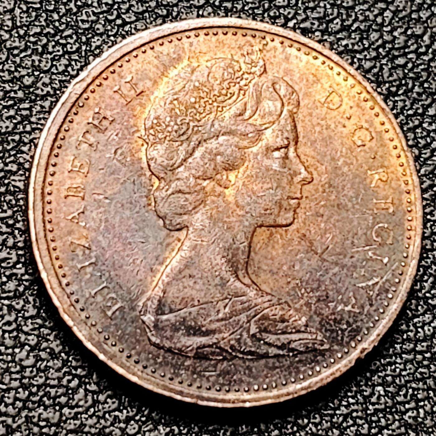 泉币菌-第176场- 精品福利场 加拿大枫叶一分 铜币 伊丽莎白二世 袖珍币