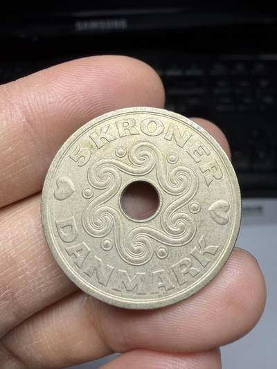 2025年集古藏今外币拍卖第二期-第1场—（总第301拍），可以寄存60天，满160元包邮。 - 1993年丹麦5克朗