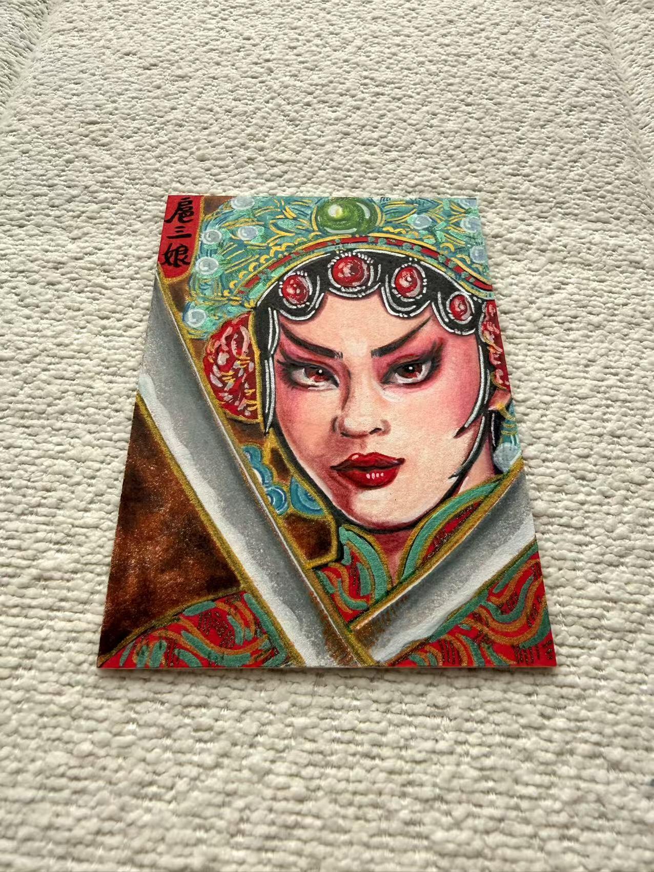 天玑星卡拍第165期《1.26周一截拍》持续收拍收评中 满赠卡需备注 【手绘卡】居子 扈三娘 手绘卡