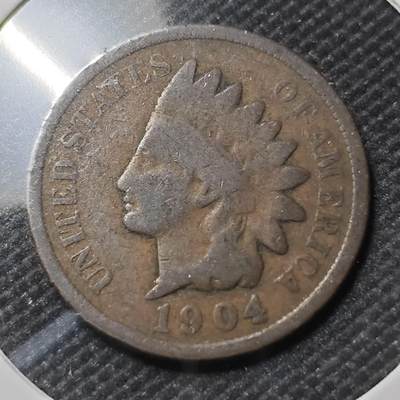 KK钱币收藏小铺  第390期  2月预留时间 周末发货 -  1904美国1分