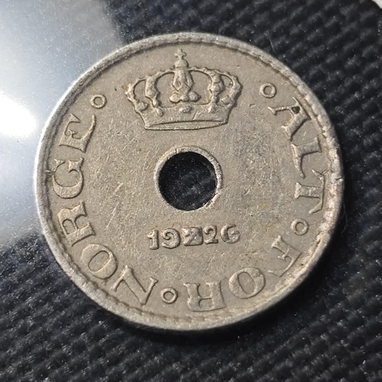 KK钱币收藏小铺  第390期  2月预留时间 周末发货  1926挪威10分