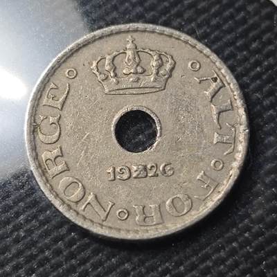 KK钱币收藏小铺  第390期  2月预留时间 周末发货 -  1926挪威10分