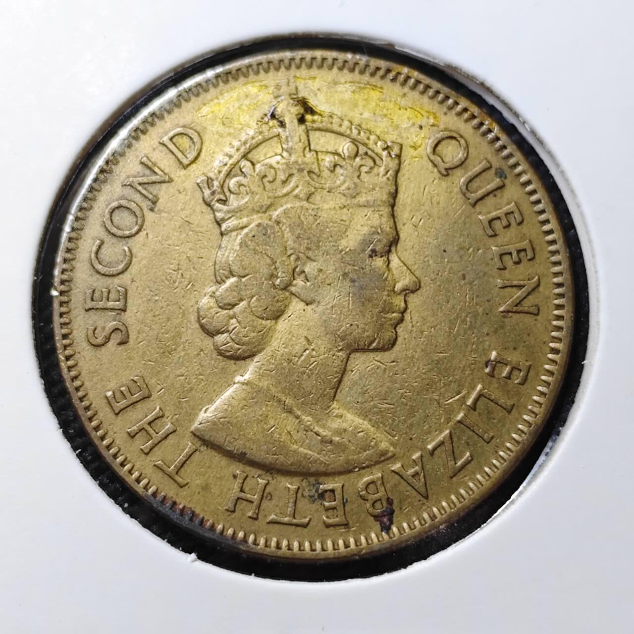 KK钱币收藏小铺  第390期  2月预留时间 周末发货  1960英属牙买加一便士铜币