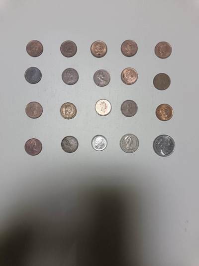 【20260129】非全新纸币和硬币第330场 - 加拿大20枚硬币，有重复