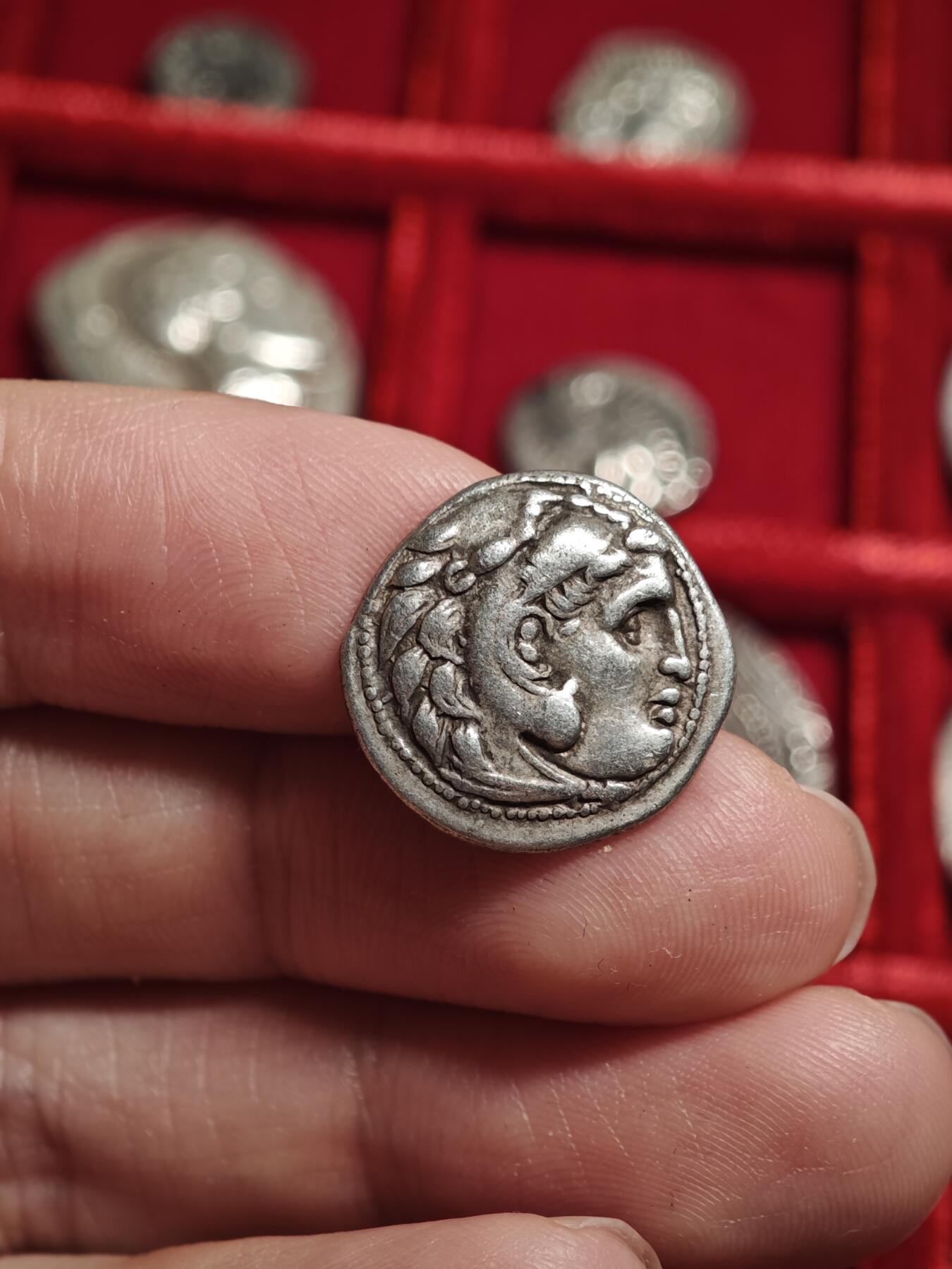 古希腊亚历山大大力神一德银币