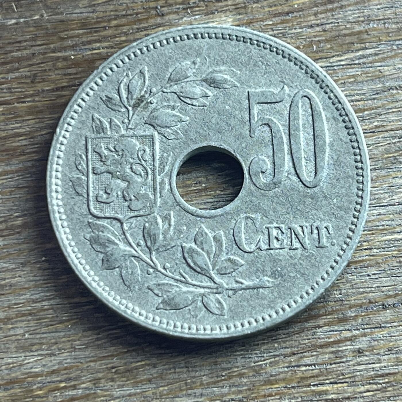 【本场4.12号发货】★第145加场★精品硬币 套币专场 不寄存，200包邮。不满200元，支付5元运费。《接受代拍 代送NGC评级》 100【无寄存】极美 1918 德占比利时 50分 银币 