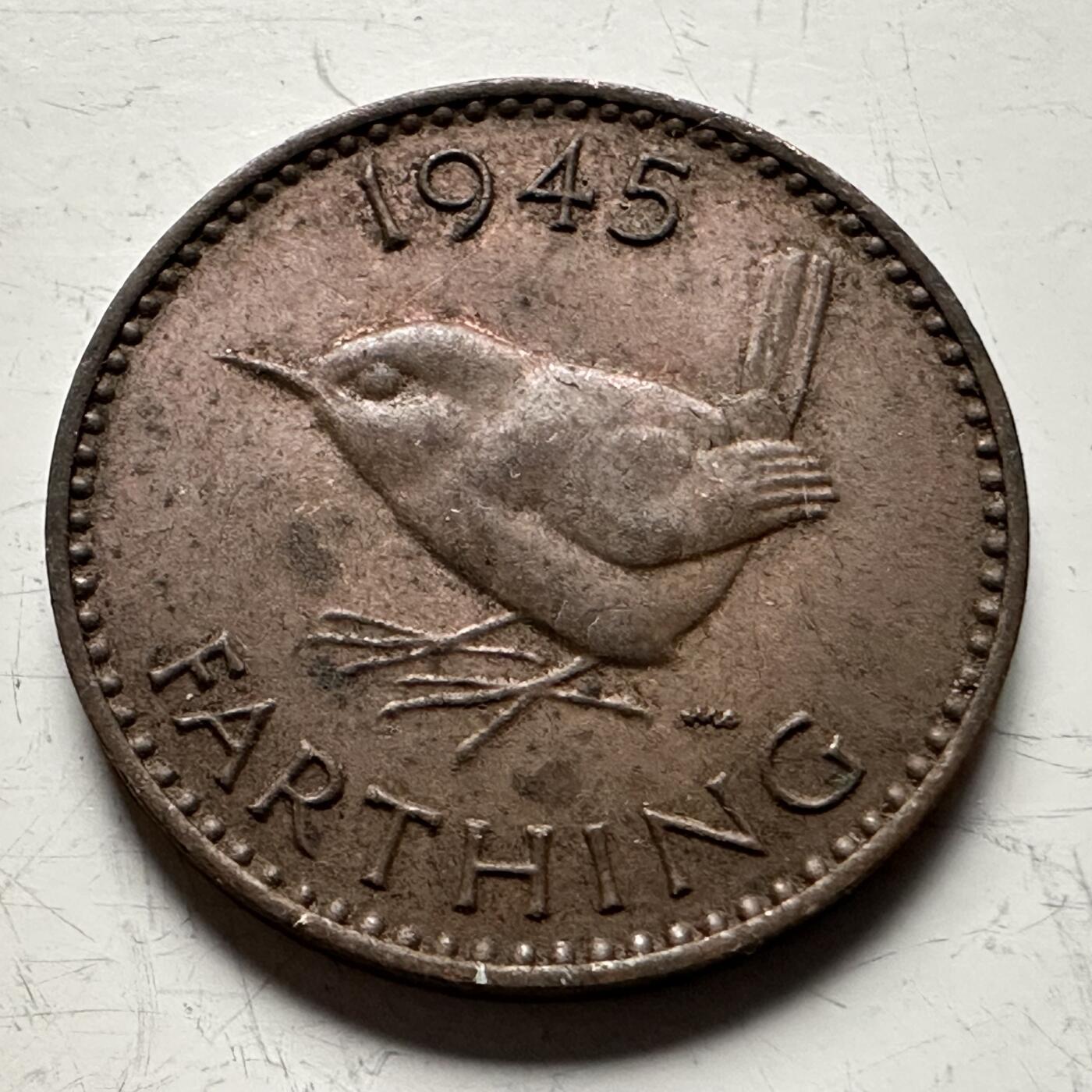 🌹外币初藏🌹🐯2026年第13场  每周二四六晚8️⃣点 接代拍 英国1945年一法新 c