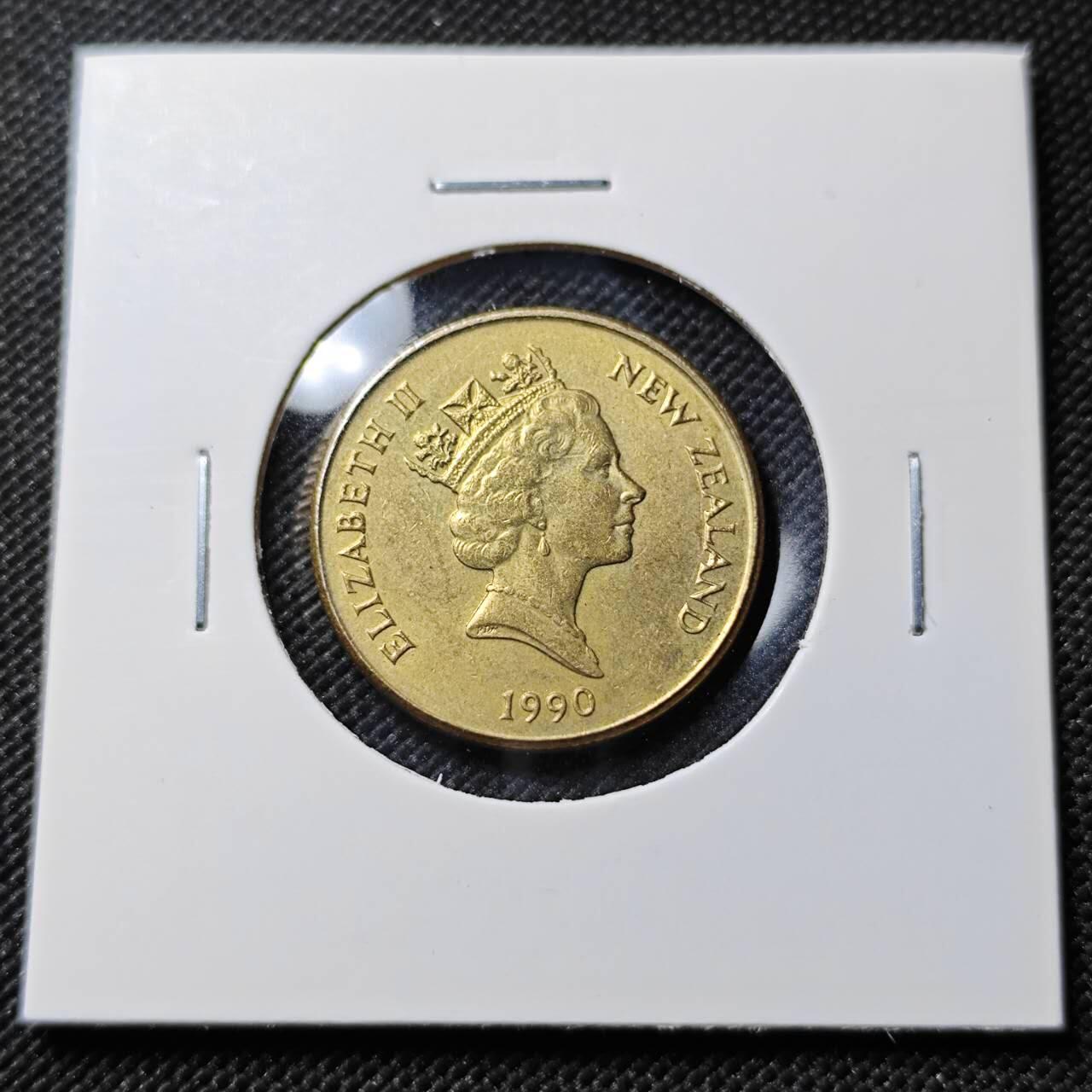 KK钱币收藏小铺  第390期  2月预留时间 周末发货  新西兰1元