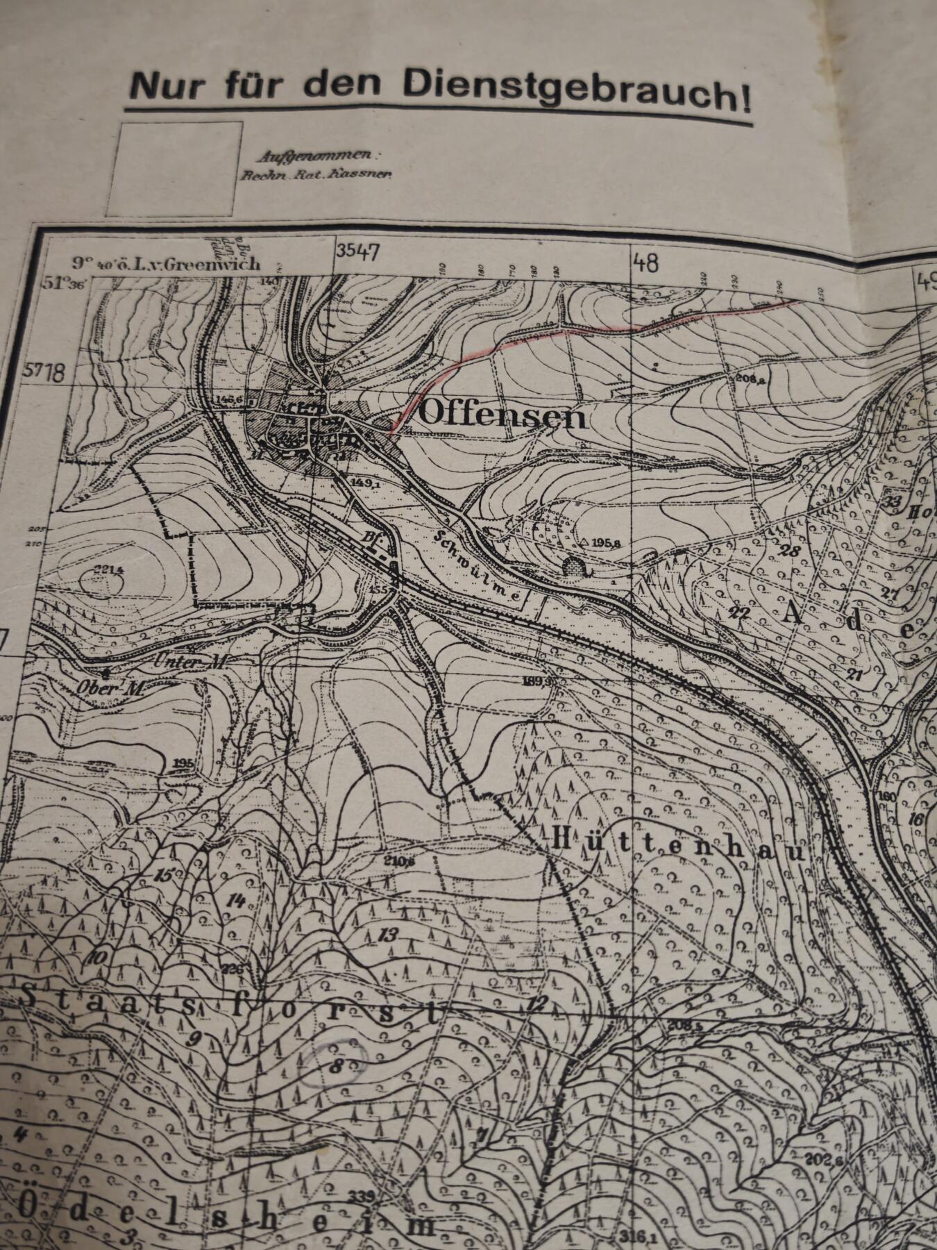 橙子收藏第二期 【19世纪普鲁士公务地图】1898年德兰斯费尔德1:25000测绘图(可军用）)