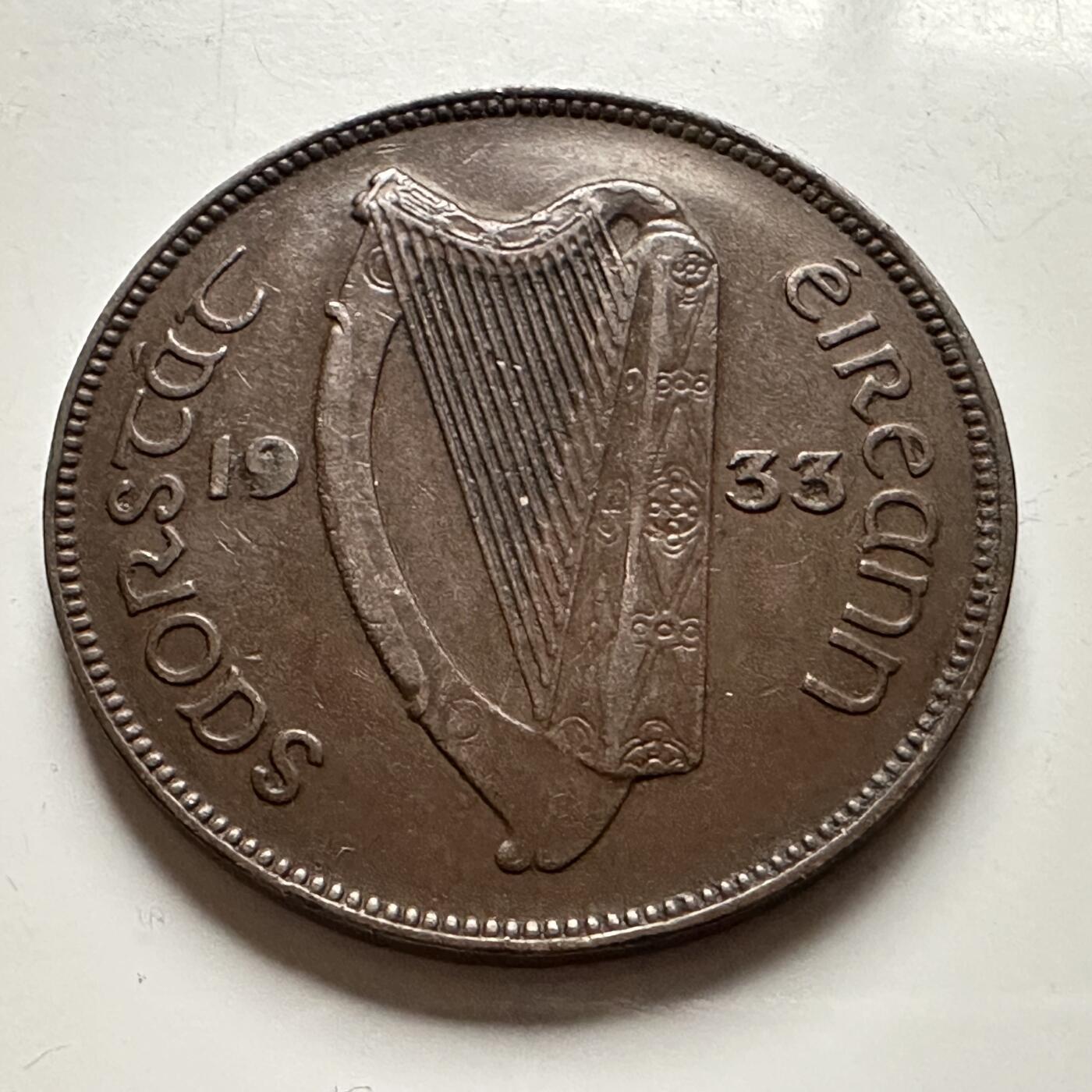 🌹外币初藏🌹🐯2026年第13场  每周二四六晚8️⃣点 接代拍 爱尔兰1933年一便士